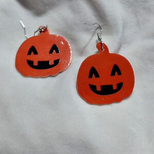 Women's Unbranded Halloween Pumpkin Jack-O'-Lantern Earrings